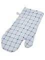 Прихватка-варежка кухонная 30х18 см, 100% хлопок, Silvano, Клетка - фото 3