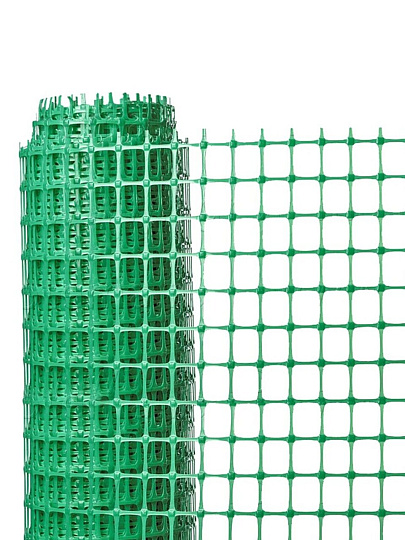 Сетка садовая пластмасса, ячейка 20 х 20 мм, квадратная, 100х2000 см, зеленая, Протэкт, ЗР-15/1/20