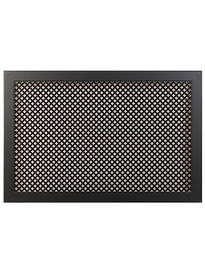 Экран для радиатора, МДФ, 900х600 мм, черный, DE LUXE Глория, Стильный Дом