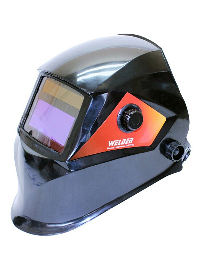 Маска сварочная хамелеон, Welder, Pro Ф5, 9-13 DIN, 93х43 мм, ультрамарин, WDP-Ф5-П