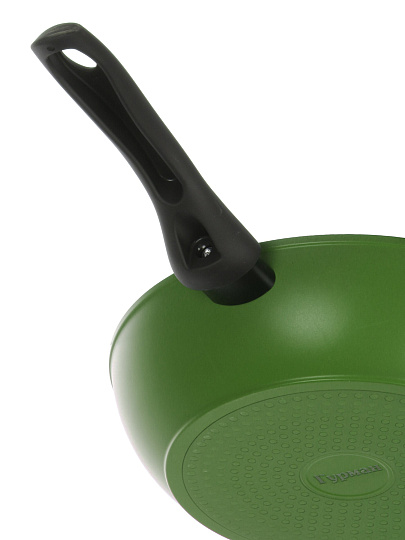 Сковорода литой алюминий, 26 см, антипригарное покрытие, Гурман, Fresh green, индукция, ГМ2601Фз