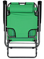 Шезлонг пляжный склад, мет-л, 153х60х80 см, 100 кг, зелен, оксфорд 600D - фото 10