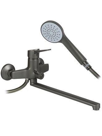 Смеситель для ванны, Aqwin, с картриджем, графит, A22155QH