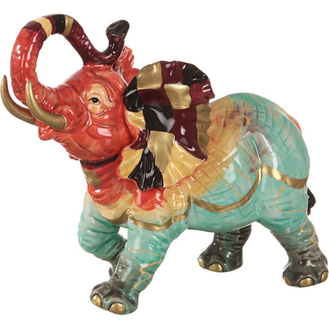 Фигурка слон ручная роспись 28x10 см. высота: 23 см., 59-091
