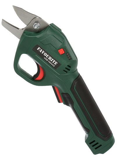 Секатор Favourite, USB 1404GS, аккумуляторный, 4 В, 4 Ач, 14 мм, 155001404