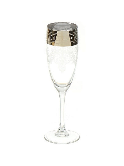Бокал для шампанского, 170 мл, стекло, 6 шт, Glasstar, Барокко, GN1_1687_3