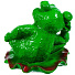 Фигурка садовая Лягушка на кувшинке, 25 см, гипс, Л89 - фото 2