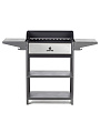 Мангал 1332х600х394х1041 мм, 2 мм, гриль, складные полки, Gratar, Family Optima Grill, FOG2000 - фото 3