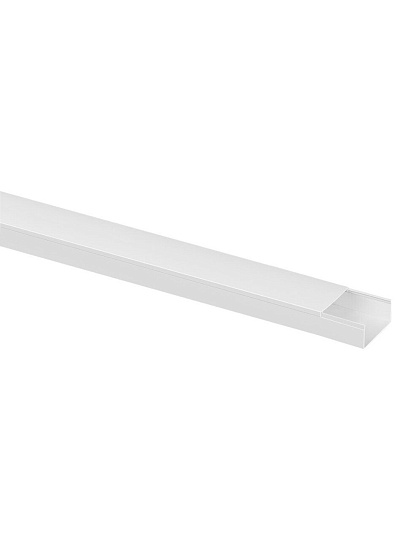Кабель-канал пластик, 40х100 мм, 2 м, 1 мм, белый, TDM Electric, SQ0402-1140