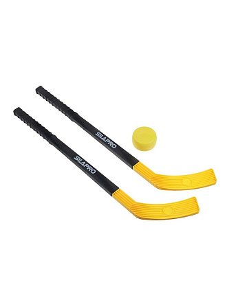 Набор детский Хоккей, 57х14 см, 6х3 см, 2 клюшки + шайба, 114-010