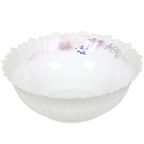 Тарелка суповая, стеклокерамика, 17 см, круглая, Вивиан Красавица, LHW70/АL2078