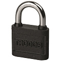 Замок навесной Trodos, BC-HG45-60, 210 052, блистер, цилиндровый, черный, 3 ключа