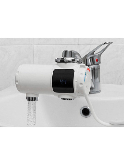 Водонагреватель электрический, проточный, Unipump, BEF-019A, до +60 °C, съемный, 3 кВт