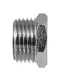 Футорка 1/4&amp;quot;х1/2&amp;quot;, г-ш, никель, индивидуальная упаковка, MasterProf - фото 3