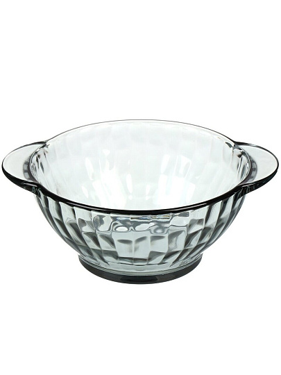 Бульонница стекло, 510 мл, с ручкой, с ушками, Black Diamond, 50327-12