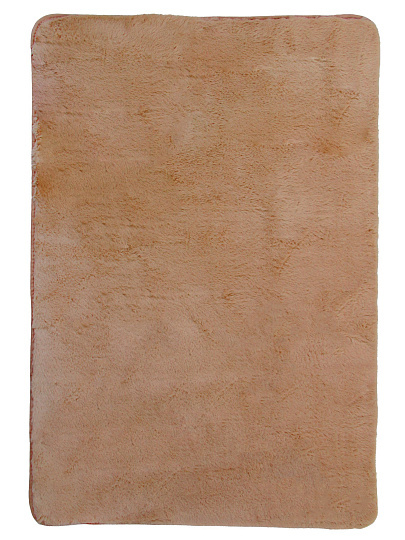 Коврик интерьерный 0.8х1.2 м, Silvano, прямоугольный, бежевый, искусственный мех, Y4-11720