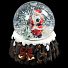 Фигурка декоративная Шар водяной со снегом, 7х7х9 см, с подсветкой, Y4-4232 - фото 2
