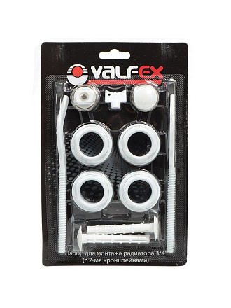 Комплект монтажный для радиатора, 3/4