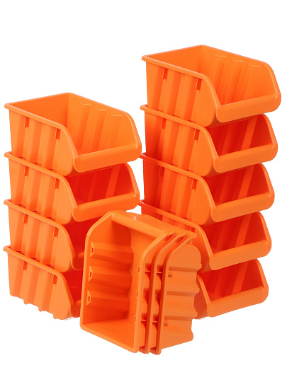 Ящик для метизов, 16х11.5х7.5 см, пластик, Bartex, набор 12 шт