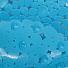 Коврик для ванной, антискользящий, 0.37х0.66 м, ПВХ, синий, Ракушки, Y303 - фото 2