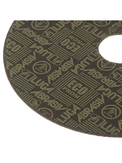 Круг отрезной по металлу, LugaAbrasiv, Professional, BF, диаметр 125х0.8 мм, посадочный диаметр 22.23 мм, зернистость A60, S 80 м/с