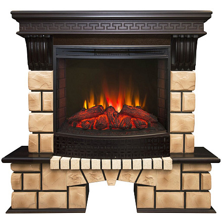 Электрокамин RealFlame, Stone Brick FS25/25'5 АО, Evrika 25'5/CH-720