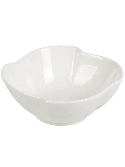 Салатник фарфор, фигурный, 15х6 см, 0.4 л, Маршмеллоу, Nouvelle Home, 0530123