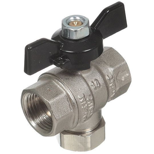 Кран для воды с фильтром 1/2'', г-г, ручка-бабочка, Stout