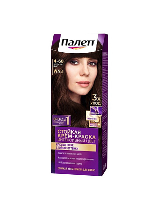 Краска для волос, Палетт, WN3, золотистый Кофе, 110 мл
