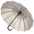 Зонт для женщин, полуавтомат, трость, 16 спиц, 54 см, полиэстер, черный, A380030 - фото 2