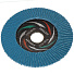 Круг лепестковый торцевой КЛТ2 для УШМ, LugaAbrasiv, диаметр 125 мм, посадочный диаметр 22 мм, зерн ZK120, шлифовальный - фото 3