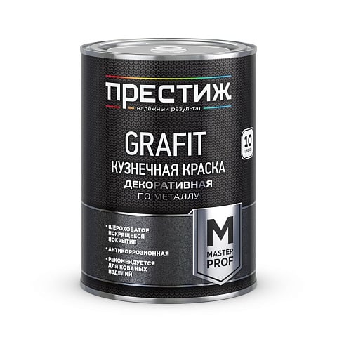 Краска Престиж, Grafit, кузнечная, глянцевая, бронзовая, 0.9 кг