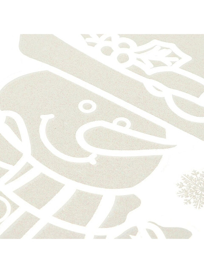 Наклейка на стекло, 30 х 51 см, в ассортименте, Новый год, Y4-5622