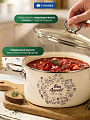 Кастрюля эмалированная сталь, 3.5 л, крышка стекло, цилиндрическая, Daniks, Bon Appetit, Y4-9060, индукция - фото 3