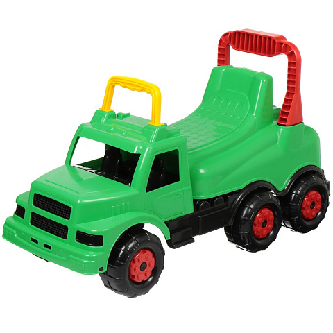 Машина детская Альтернатива, Веселые гонки, М4483, зеленая