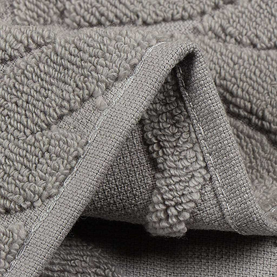 Полотенце банное 50х90 см, 100% хлопок, 420 г/м2, Frida Gri, TAC, серое, 1819, Турция