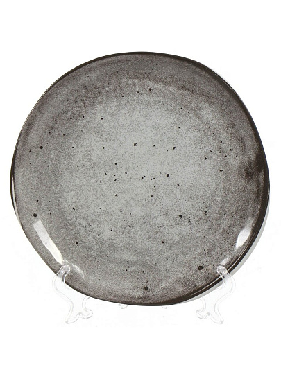 Тарелка десертная, керамика, 20 см, круглая, Stone Dark, Domenik, TDP575/DMD042