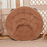 Кресло складное 80х84х76 см, Гриб Комфорт, коричневое, вельвет, круглое, 100 кг, Green Days - фото 3