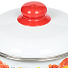 Набор эмалированной посуды СтальЭмаль Пионы 1KB191M, (кастрюля 2+3+5.5 л), 6 предметов - фото 2