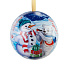 Елочный шар Классический с новогодним пожеланием, в ассортименте, 6.5х6.5х6.5 см, металл, 86351 - фото 12