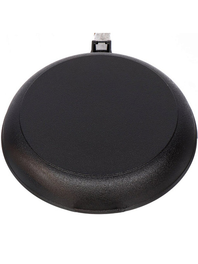 Блинница чугун, 22 см, Гардарика, 0822, съемная ручка, деревянная ручка, индукция