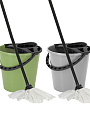 Набор для уборки ведро круглое 10 л + швабра, в ассортименте, York, 072030 - фото 13
