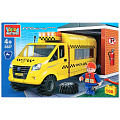 Конструктор Город Мастеров, Газель с гаражом, 3-5 лет, 100 деталей, с фигуркой, 3327-KK