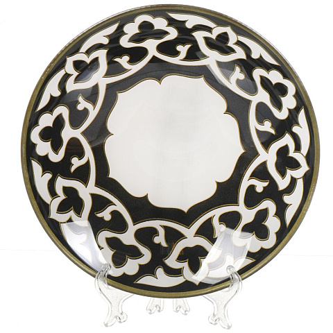 Тарелка суповая, стекло, 22.5 см, круглая, Пахтагуль, 4840161620, в ассортименте