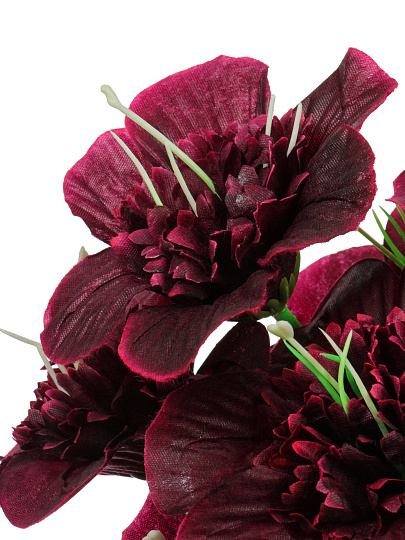 Цветок искусственный пасхальный, Нарцисс, 6 головок, 36 см, в ассортименте, F49-180