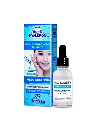 Мезо-коктейль для лица, Floresan, моментальный лифтинг, 30 мл