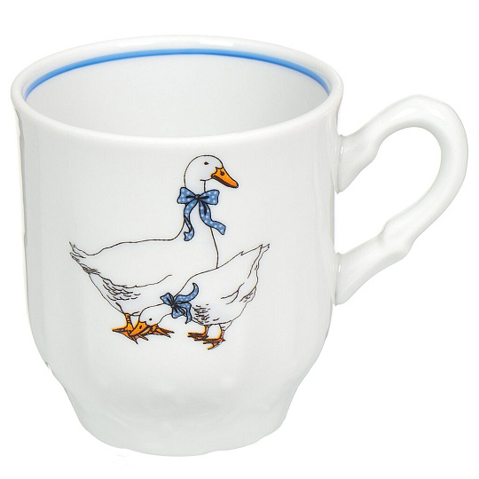 Кружка керамика, 220 мл, Гуси, Добрушский фарфоровый завод, 9С1431/1Ф34, в ассортименте