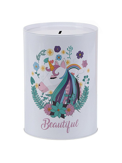 Копилка Beautiful Day, 15х21.5 см, металл, A240057