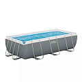 Бассейн каркасный Bestway, 404х201х100 см, Power Steel Rectangular, 56441, фильтр-насос, лестница, 6478 л - фото 2