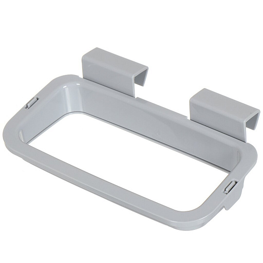 Держатель для пакетов полипропилен, навеска, серый, Spin&amp;Clean, Step, SC4020НК